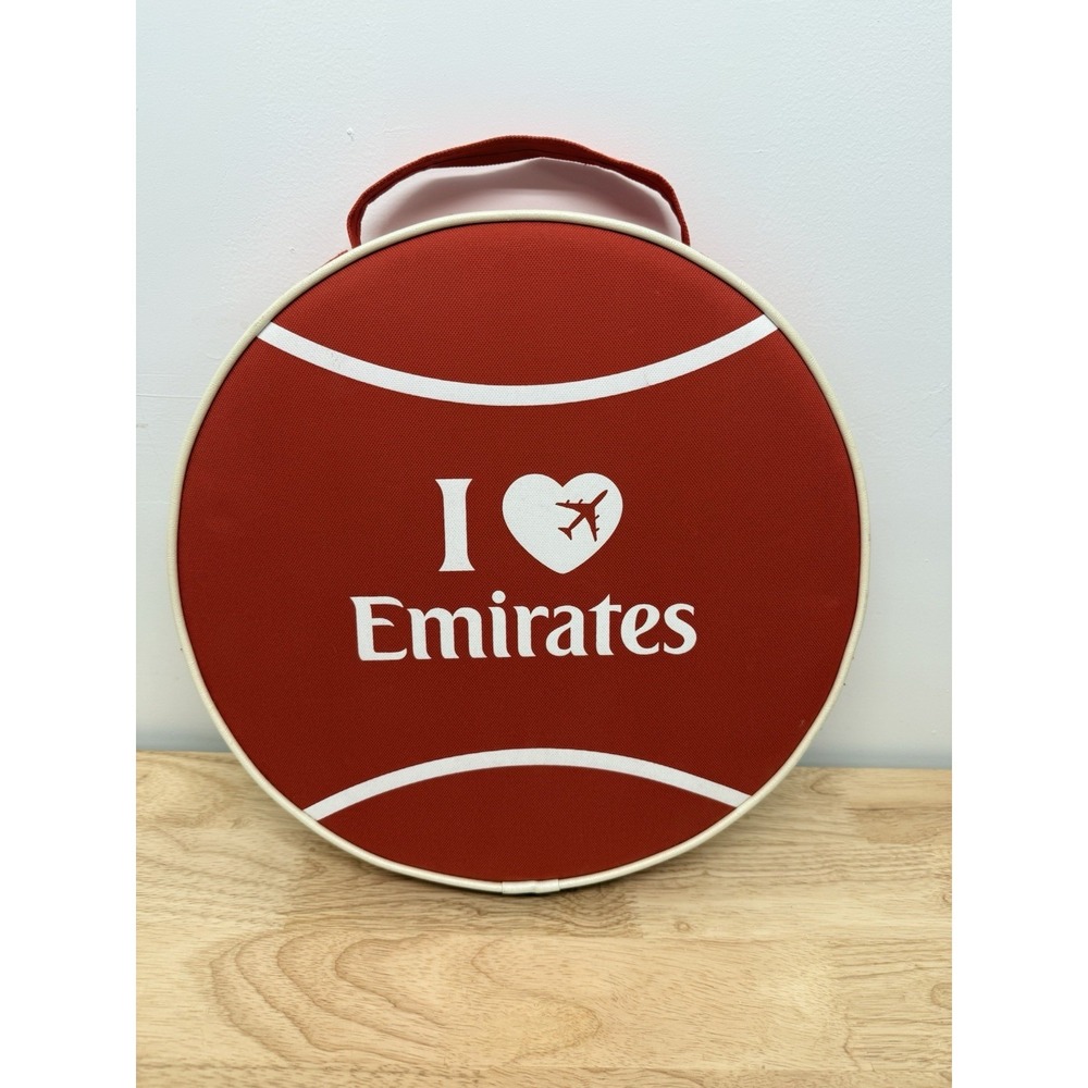I Love Emirates Red White Stadium Seat Cushion With Handle, Washable #64